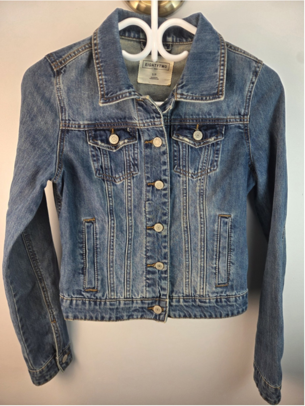 EIGHTYTWO Jean Women Jacket Denim Size Small